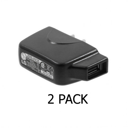 2 Pack LG Travel Wall Charger Adapter STA-U12WR - LG Phones & Micro-USB Device