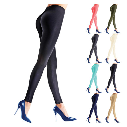(3-Pack) Alta Womens Seamless Body Shaper Premium Stretch Leggings