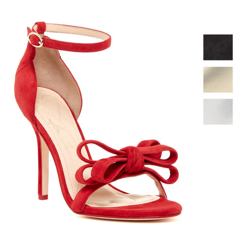 Isa Tapia Shelby Bow Open-Toe Stiletto Heels Sandals - Multiple Colors
