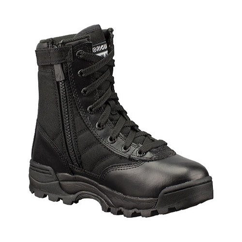 Original Swat Women's Classic 9" Tactical Boots Side Zip 1152 10 Black