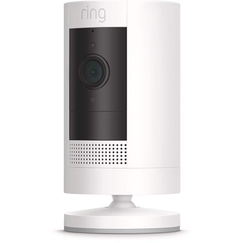 Refurbished Ring Stick Up Cam Battery HD Security Camera w/ Two-Way Talk, Works with Alexa