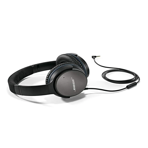 Bose QuietComfort25 Acoustic Noise Cancelling Wired Headphones for Apple Devices - Black