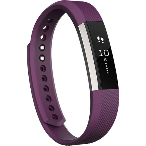 Refurbished Fitbit Alta Wireless Activity Fitness Tracker and Sleep Monitor Wristband - Plum - Small