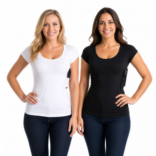 Ridge Footwear Women's Packin' Tee Concealed Carry Shirt