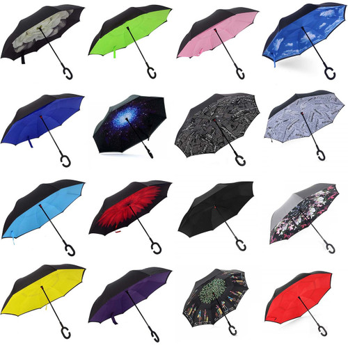 Alta Inverted Design C Handle UV, Water, Wind Resistant Umbrella