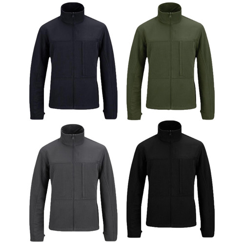 Propper Full Zip Durable Polyester Knit Fleece Stand-Up Collar Tech Sweater