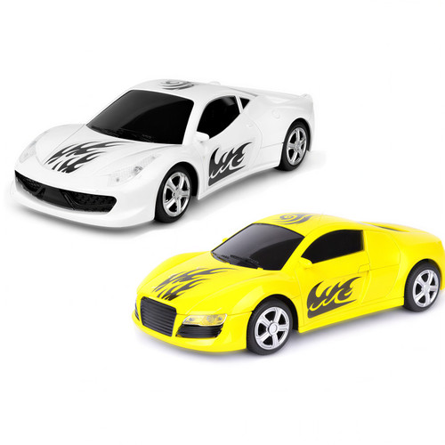 27MHz R/C Radio Remote Control Car Super Quick Nitrous Street Racer w/Headlights