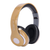 Bluetooth Rechargeable Over Ear Headset Foldable Wireless Wired Headphones with Memory Card Slot Built-In FM Tuner Microphone Audio Cable for Phone TV Computer MP3 Player