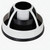 Organizer Office Supplies Desk Cosmetic Storage Rotating Caddy Art Supply Multiple Holder - White and Black
