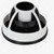Organizer Office Supplies Desk Cosmetic Storage Rotating Caddy Art Supply Multiple Holder - White and Black