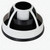 Organizer Office Supplies Desk Cosmetic Storage Rotating Caddy Art Supply Multiple Holder - White and Black