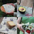 5 Pack Reusable Beeswax Organic Food Sandwich Wrapping Paper Covers Set 3S,1M,1L