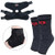 2-Pack Ankle Foot Compression Breathable Pain Relief Support Brace Wrap Sleeve