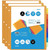 OS Plus 8-Tab Plastic Binder Dividers, Insertable Multicolor Big Tabs