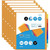 OS Plus 8-Tab Plastic Binder Dividers, Insertable Multicolor Big Tabs