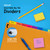 OS Plus 8-Tab Plastic Binder Dividers, Insertable Multicolor Big Tabs