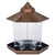 Panorama Bird Feeder Hexagon Shaped with Roof Hanging Feeder Yard Decoration