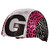 Raskullz Glam Gear Kids Bike Helmet Sequins Zebra Pink Leopard Print for Cycling, One Size
