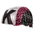 Raskullz Glam Gear Kids Bike Helmet Sequins Zebra Pink Leopard Print for Cycling, One Size