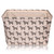 Dog Toy Rectangular Canvas w/Handles Storage Basket Organizer Bin Box 7.5x16x12