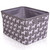 Dog Toy Rectangular Canvas w/Handles Storage Basket Organizer Bin Box 7.5x16x12