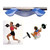 Bar Weight to be on Shoulders Squat Load Distribution Device, Blue
