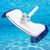 Swimming Pool Brush, 1-1/4" or 1-1/2" Swivel Hose Connection, Designed for Cleaning Walls, Tiles & Floors, EZ Clip Handle & Side Brushes, for Inground and Above Ground Pools
