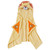 Lion Hooded Bath Towel – Soft & Cozy 50” x 25” Plush Towel for Baby, Newborn, Toddler & Infant, Machine Washable, Golden Yellow