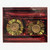 Christmas Eve Holiday Vintage Clip-On Candle Sticks with Holder Set - Red/Gold