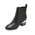 Isa Tapia Women's Hardy Calf Leather Low Block Heel Ankle Boots