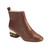 Isa Tapia Women's Hardy Calf Leather Low Block Heel Ankle Boots