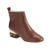 Isa Tapia Women's Hardy Calf Leather Low Block Heel Ankle Boots