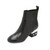 Isa Tapia Women's Hardy Calf Leather Low Block Heel Ankle Boots