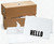 100 Letterpress Note Cards and Self Seal Envelopes - Perfect for Clients, Friends, Co-Workers - Blank Inside for Your Message - Opie’s Paper Company
