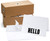 100 Letterpress Note Cards and Self Seal Envelopes - Perfect for Clients, Friends, Co-Workers - Blank Inside for Your Message - Opie’s Paper Company