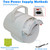 Bubble Machine for Kids, Portable Automatic Bubble Blower for Kids, Outdoor & Indoor Use, White