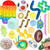 Fidget Toys Pack, Sensory Fidget Toys Set, Bubble Popper Popitz, Relieve Pressure, Stress Relief, For Kids and Adults, Gifts Boys Girls Squeeze Widgets, Autistic ADHD - 25 pack