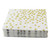 Gold Dot Dinnerware Set Paper Plates Holiday Parties 7 inch, 9 inch, Napkins 50 Pack Each