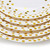 150 Pcs Gold Birthday Party Disposable 7" and 9" Plates 12oz Cups 50 Guest Set