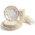 150 Pcs Gold Birthday Party Disposable 7" and 9" Plates 12oz Cups 50 Guest Set