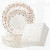 150 PCS Plates Napkins Disposable Dinnerware Birthday Party Supply 50 Guest Set