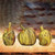 Ceramic Pumpkin Decorations Kit For Home Halloween Set of 3 Porcelain Thanksgiving & Autumn Tabletop Home Indoor Decor Mini Pumpkins Decorative
