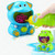 Bubble Machine for Kids – 500+ Bubbles/Min Auto Blower with 8 Wands – Puppy Hippo Bubble Maker Toy for Toddlers, Indoor & Outdoor Use – Lightweight, Safe ABS, Battery Operated Bubble Toy - 2 Pack