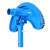 Portable Swimming Pool Vacuum Head – Half-Moon Brush for Pool, Spa, Hot Tub & Fountain Cleaning – Fits 1.25" Poles & 1.5" Hoses – Lightweight Durable Design for Above Ground & Inflatable Pools