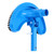 Portable Swimming Pool Vacuum Head – Half-Moon Brush for Pool, Spa, Hot Tub & Fountain Cleaning – Fits 1.25" Poles & 1.5" Hoses – Lightweight Durable Design for Above Ground & Inflatable Pools