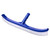 18" Heavy Duty Pool Brush with EZ Clips & Curved Ends – Wall, Tile & Floor Cleaner for Inground & Above-Ground Pools – Wide Head, Durable Bristles, Fits Standard Poles, Ideal for Corners
