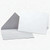 20 Pack White Gray Plain Blank Premium Paper Cards Envelopes 4x6 Inch Set
