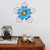 12" Metal Flower Wall Decor, Wall Art Sculpture, Metal Daisy Indoor/Outdoor