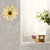 12" Metal Flower Wall Decor, Wall Art Sculpture, Metal Daisy Indoor/Outdoor