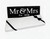 Mr & Mrs 2021 Large Wedding Hanging Sign Present Gift Decoration - Black